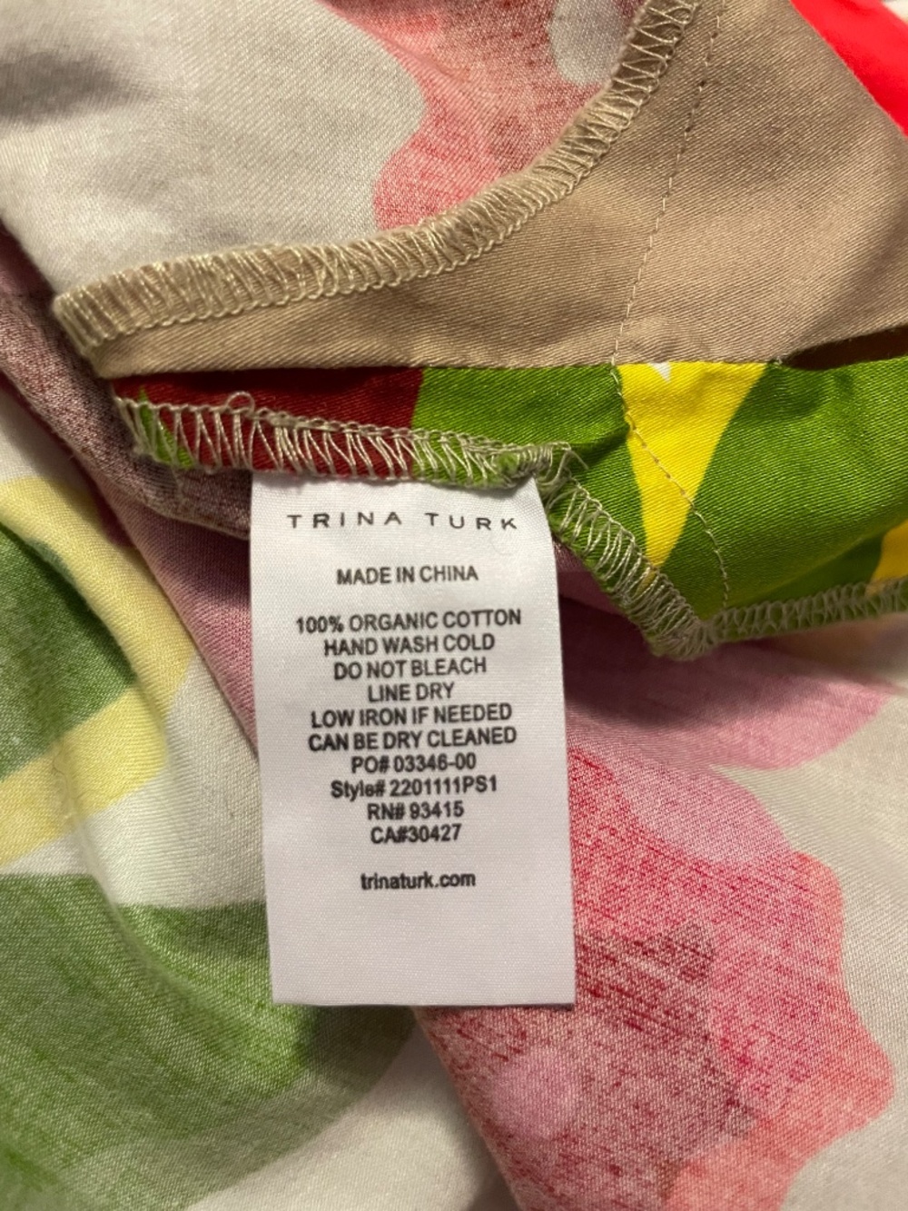 Trina Turk FLORIDA TOP Tunic - L - Picture 10 of 11